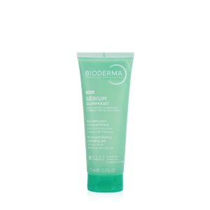 BIODERMA Sébium Gel Gommant (100ml)– Soin Exfoliant Purifiant pour Peaux Mixtes à Grasses