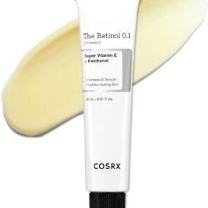 COSRX The Retinol 0.1 Cream with Super Vitamin E + Panthenol (20ml) - Crème Visage au Rétinol
