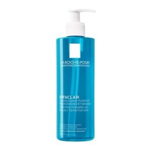 LA ROCHE-POSAY Effaclar Gel Moussant Purifiant (400ml) - Nettoyant Visage Peaux Grasses