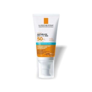 LA ROCHE-POSAY Anthelios UVMune 400 Crème Hydratante SPF50+ (50ml) - Protection Solaire Visage Peaux Sèches à Sensibles