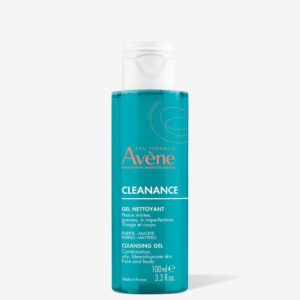 AVÈNE Cleanance Gel Nettoyant (100ml)- Soin Lavant Purifiant et Matifiant pour Peaux Mixtes, Grasses et à Imperfections