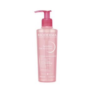 BIODERMA Sensibio Gel Moussant (200ml)– Nettoie, Apaise et Hydrate les Peaux Sensibles