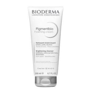 BIODERMA Pigmentbio Foaming Cream (200ml) – Nettoyant Exfoliant Éclaircissant Visage et Corps